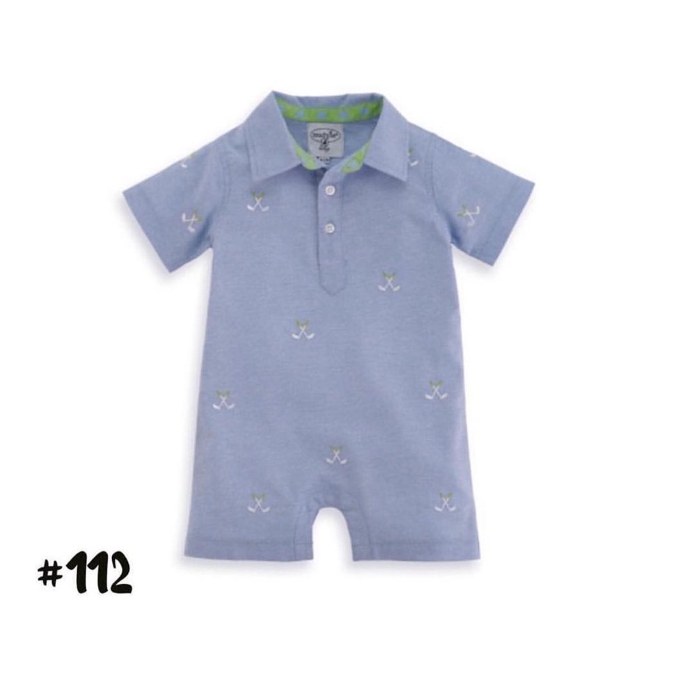 NEW Mud Pie Golf Romper 0-6 Months